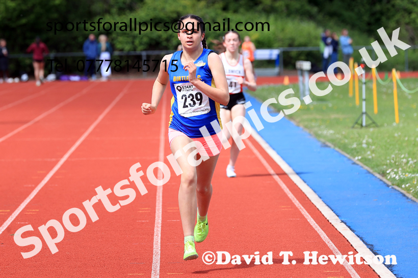 1500 metres, 2026 North Eastern Track and Field Champs, Shildon, County Durham. Photo: David T. Hewitson/Sports for All Pics